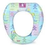 J0039/ (1818) 브레드베어 곰돌이 유아용 교체형 쿠션 변기 커버 시트 : 크린이오