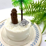 제주도 강아지 케이크 돌하르방 한라봉 미니 개이크 애견 생일 파티 선물 : 제주댕댕스푼