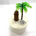 제주도 강아지 케이크 돌하르방 한라봉 미니 개이크 애견 생일 파티 선물 : 제주댕댕스푼