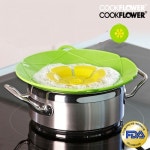 쿡플라워 넘침 방지 뚜껑 : 행복하고 기분좋은 하루하루