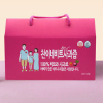 찬이네과수원 국내산 비트사과즙 100ml 30포 100%착즙 : 찬이네과수원