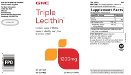 GNC 트리플 레시틴 180정 1200mg (소프트젤) : NEW YORK MALL