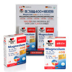 도펠헤르츠 마그네슘 400 비타민B 60정 독일 영양제 엽산 건강 보조제 : 놀이중심교구 원몰
