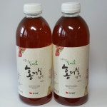 참매골 유기농 매실 홍매실청 황매실원액 홍매실 엑기스 500ml 2병 : 참매골농원