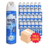 해피홈 에어로솔 수성(무향SM) 500ml 1박스(24개입) 뿌리는 모기약 살충제 : 두배로마트