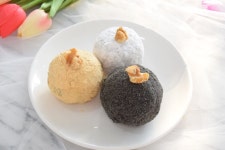 직접 만든 수제 한라봉 왕 찹쌀떡 / 전국 택배 가능, 아침대용, 떡선물세트, 대왕찹쌀떡 : 꽃이피는떡