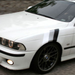 BMW M라인 3색 비엠더블유 로고 도어 레터링 자동차스티커 데칼 : 브리티쉬레이싱그린