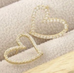 14k골드 러블리하트 이어링/귀걸이 선물  e-2066 : NR주얼리