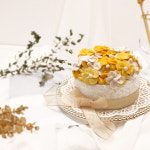 [봄맞이 기획 Best선물] 꽃피는봄이오면(옐로우벚꽃) 1호&2호 앙금플라워떡케이크, 전국배송 : 주식회사 예맛떡