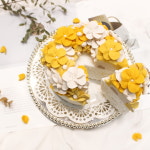 [봄맞이 기획 Best선물] 꽃피는봄이오면(옐로우벚꽃) 1호&2호 앙금플라워떡케이크, 전국배송 : 주식회사 예맛떡