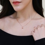 14k18k 하트 목걸이 심플 데일리 메달 주얼리 쇼핑몰 종로 젬로드 g2068 : 젬로드주얼리