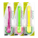 J0024/ (0391) 일조화학 곡선형 손잡이 다용도 청소솔 방글 운동화솔 : 크린이오