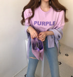  1+1 컬러링 하프 티셔츠 SET [비비아레이디] : vivia