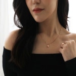 14k18k 하트 목걸이 심플 데일리 메달 주얼리 쇼핑몰 종로 젬로드 g2068 : 젬로드주얼리