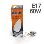 일광 투명촛대구 60W E17 (샹들리에 장식용 백열전구 : 파크무역
