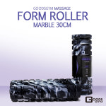 구스짐 폼롤러 얇은 30cm 하드 마사지 돌기형 요가 필라테스 홈트 : 나이스짐