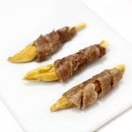 멍이방앗간 강아지 수제 간식 고구마 홍두깨살 말이 50g : 멍이방앗간