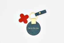 남자친구 선물 자동차 수제 가죽 키링 커플 아이템 키링 이니셜 각인 : 스튜디오 라온