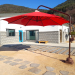 메탈크래프트 대형파라솔 썬차일 4각 일반형 파라솔 : 메탈크래프트코리아