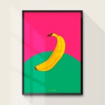 키뮤 포스터 | 반하나 바나나 BANHANA BANANA A1 아트포스터 : 키뮤스튜디오