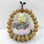 도실 단주 - 열매단주 염주 불교용품 불교악세사리 복숭아 씨앗 행운부귀 : 선우아이비오