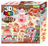 3d펜 창의력 놀이 3D 매직펜 주얼리디자이너 파티쉐 인어공주 동물 장난감 세트 : 선정