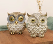 반짝 엽전 부엉이 장식품  재물운 개업선물 : 보동공방