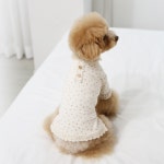 이츠독 신축성 좋은 베이비 플라워 티셔츠  S - 2XL : 달콤한 슈나네