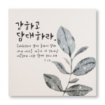 드보라아르떼 캔버스 성경말씀액자 담대 : 하늘창고몰