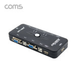 컴스몰 KVM USB 스위치 4:1 PC 4대 연결 TB046  : 컴스몰