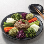 봉평촌 국내산 메밀로 만든 면 냉모밀 소바 메밀막국수(중면) 1.2kg : 봉평촌