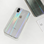 아이폰SE2 SE3 케이스 TPU 투명 심플 홀로그램 메이드윤 : 메이드윤 MADEYOON