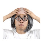 마빡이가발 남자 바가지 바보가발 모닝문구샵 : 모닝문구샵