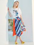 [아이앤모어] Wave Stripe Pleated SK : 아이앤모어