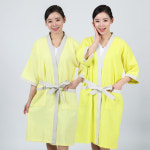 VSA01 7컬러 스판 엠보패턴 사우나 호텔 미용 검진복 : 웰컴가운