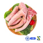 (배터짐) 돼지 혀 2개 뒷고기 삼겹살 등뼈 오겹살 사골 지방 쪽갈비 도래창 사골 목살 : 배터짐