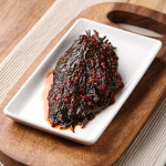 삭힌깻잎김치 100g : 진가네 반찬
