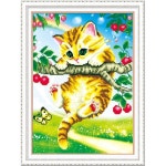 보석십자수 귀여운 고양이 A9311 : 조이십자수