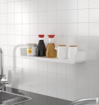 붙이는선반 화장실 목욕탕 욕실 샤워실 무타공 접착식 선반 설치 : 티에스플랜