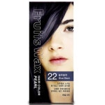 과일나라 먹물 헤어칼라 블랙빈1N 염색 약 셀프 뿌리 흰머리 부분 새치 : TABIA