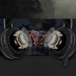 음질좋은 PC LED 게이머 게이밍 게임 컴퓨터 헤드폰 헤드셋 : 심쿵 마켓