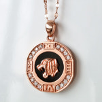 14K 18K 럭셔리 호랑이 오닉스목걸이 : 뷰띵