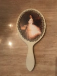 쉐비시크 명화 공주 예쁜 엔틱 자수 네일 네일샵 치과 미용실 손거울 : 마리엘라