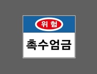 위험 촉수엄금 표지판 300x240mm : 베사메무쵸