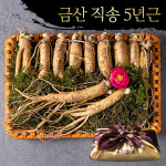 고급 금산 인삼선물세트 750g+공단보자기 직송 고려 수삼 선물용 명절 1채 포장 : 세일즈파워
