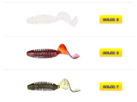 퍼니피싱 소프트베이트 루어낚시웜 그럽웜 3인치 60mm 3g 배스 광어 우럭 볼락 웜 : 퍼니피싱