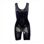 아로마라이프 여성 보정속옷 올인원 바디쉐이퍼 3단일체형 아모르이온 블랙/스킨 : 카라샵