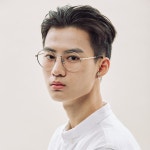 SPETTRO  원형 다크 그레이 안경VIVID_DG [스페트로 비비드]  블루라이트차단안경 시력보호안경 청광차단안경스타일안경 수제안경... 