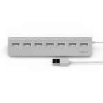 이지넷 NEXT-717UH 7포트 무전원 USB2.0 허브 알루미늄 바디 : 신디넷