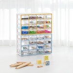 시스맥스 시스템 멀티박스 9단 12단 16단 보관함 투명 서랍장 레고 소품 정리 소품 : 제이미로프트 리빙